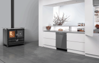 Thermorossi Klara Evo – Küchenofen mit Backfach Anthrazitgrau 12,1 kW