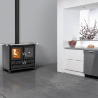 Thermorossi Klara Evo K&uuml;chenofen mit Backfach matt schwarz 12,1 kW