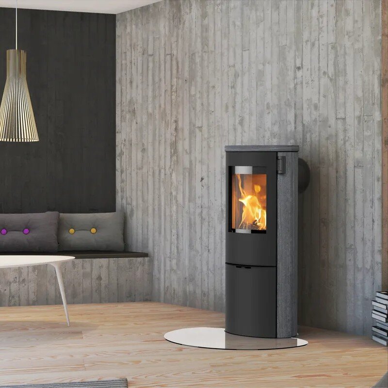 Kaminofen Lotus Liva 5 Speckstein 5 kW 3 Griffvarianten wählbar