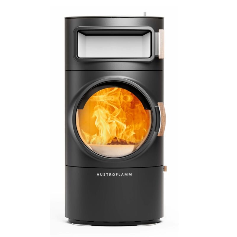 Kaminofen Austroflamm Clou Xtra Back mit Backfach und Wärmespeicher 8 kW