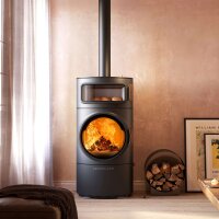 Kaminofen Austroflamm Clou Xtra Back mit Backfach und Wärmespeicher 8 kW
