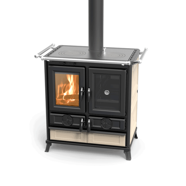 Thermorossi Violetta Evo Küchenofen 8,2 kW Keramik Majolika Beige