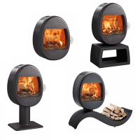 KaminofenScan 66-5 S-Curve Kaminofen – Freistehend, geschwungene Form