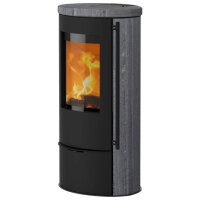 Kaminofen Lotus Liva 5 Indian Night 5 kW Griff Modern