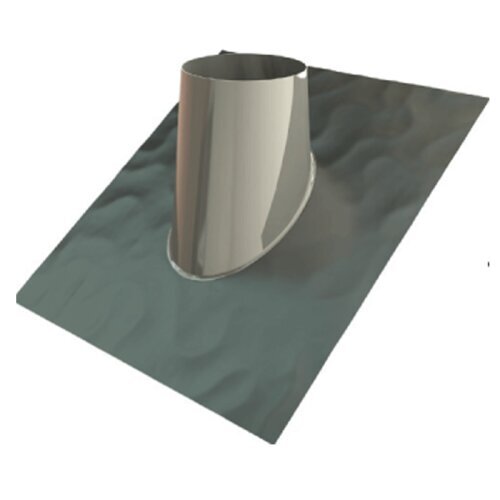 Edelstahlschornstein Dachdurchführung mit Bleirand 20°-35° einwandige Abgasrohre DN 80 - 300 mm