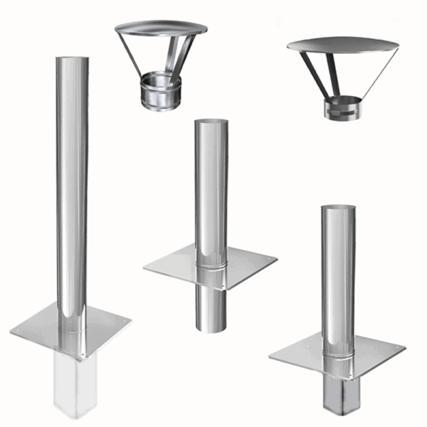 Einwandige Edelstahlschornsteinverlängerung Konfigurator