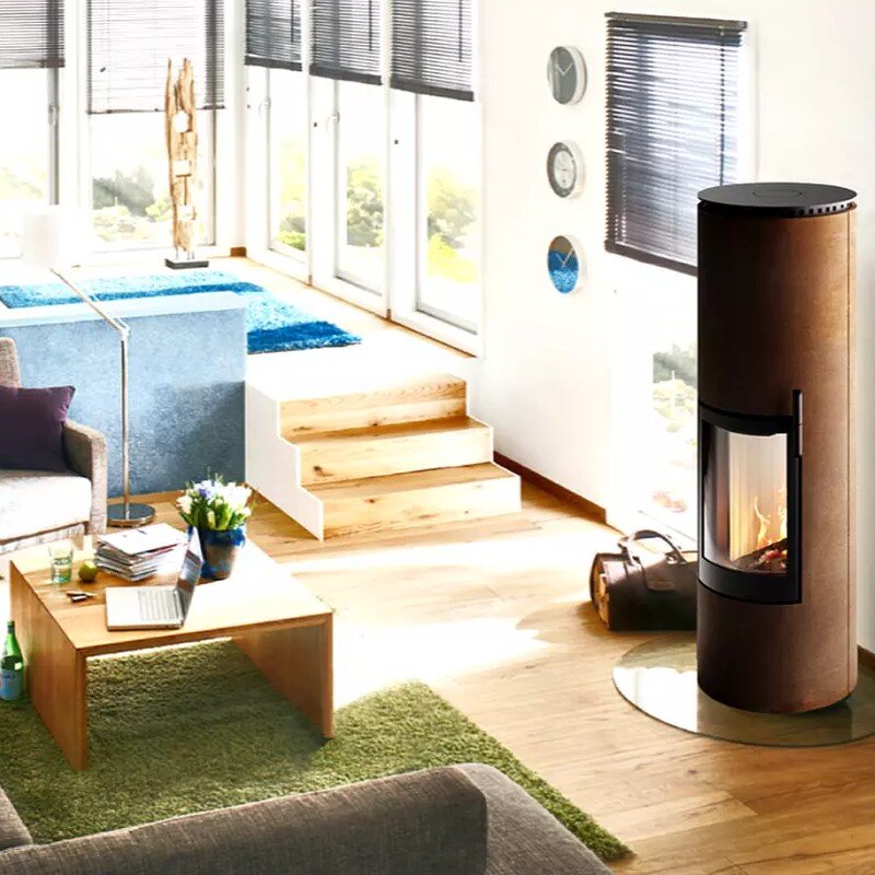 Speicherofen Cera Rondotherm XL in verschiedenen Verkleidungen erhältlich