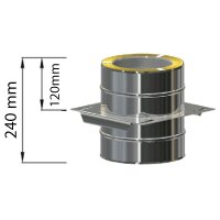 Doppelwandige Edelstahlschornstein Grundplatte für...