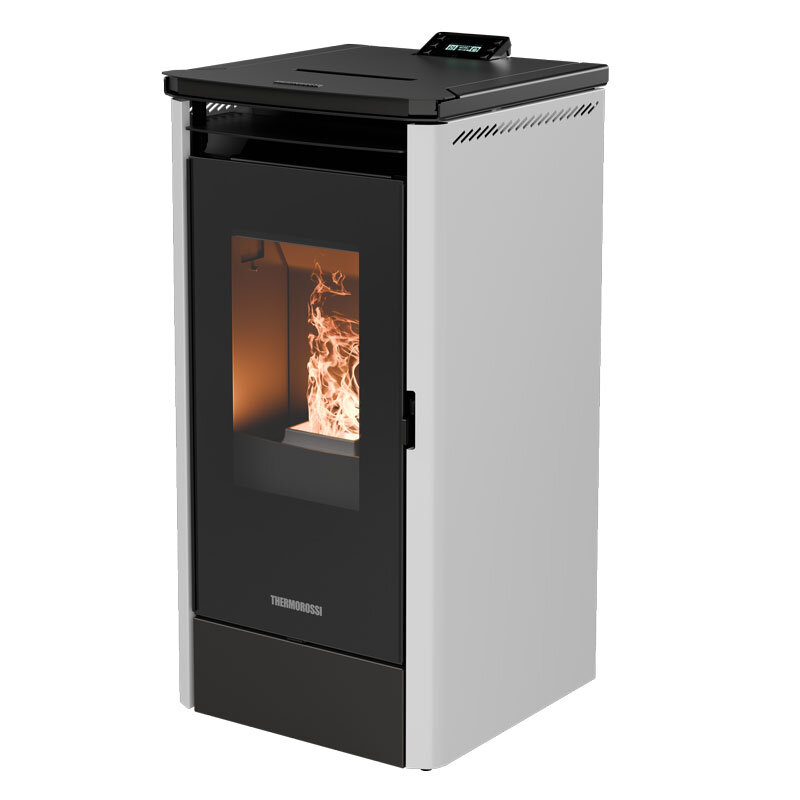 Thermorossi Urban Evo Pelletofen 7 kW mit Verkleidung in Schwarz oder Weiß