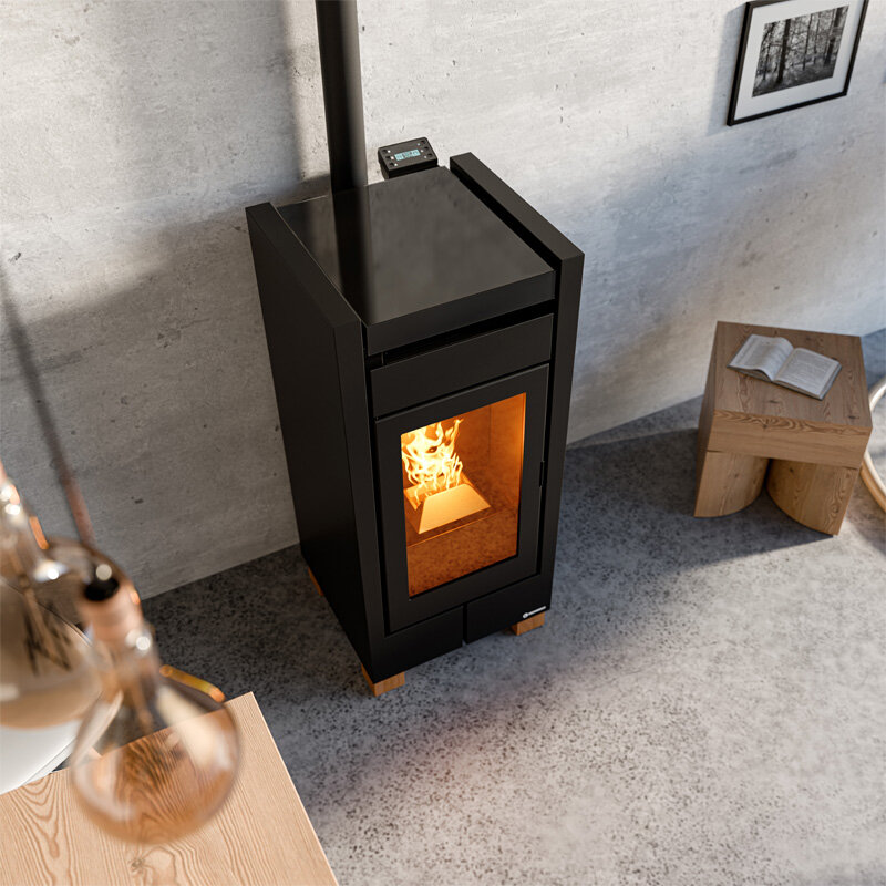 Thermorossi Mood Plus Evo Pelletofen 10,0 kW kanalisierbar