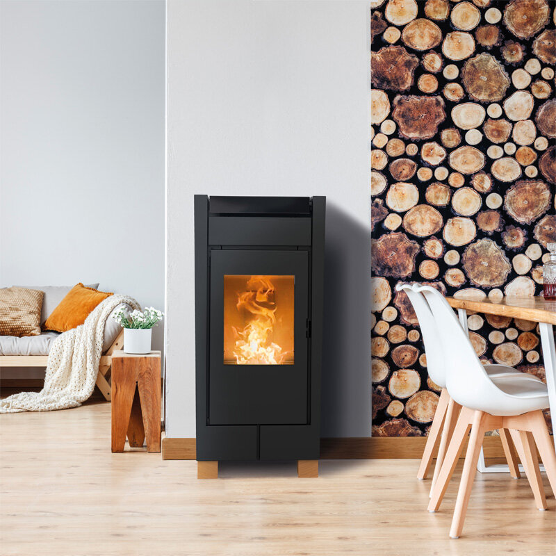 Thermorossi Movida Pelletofen 9,5 kW kanalisierbar