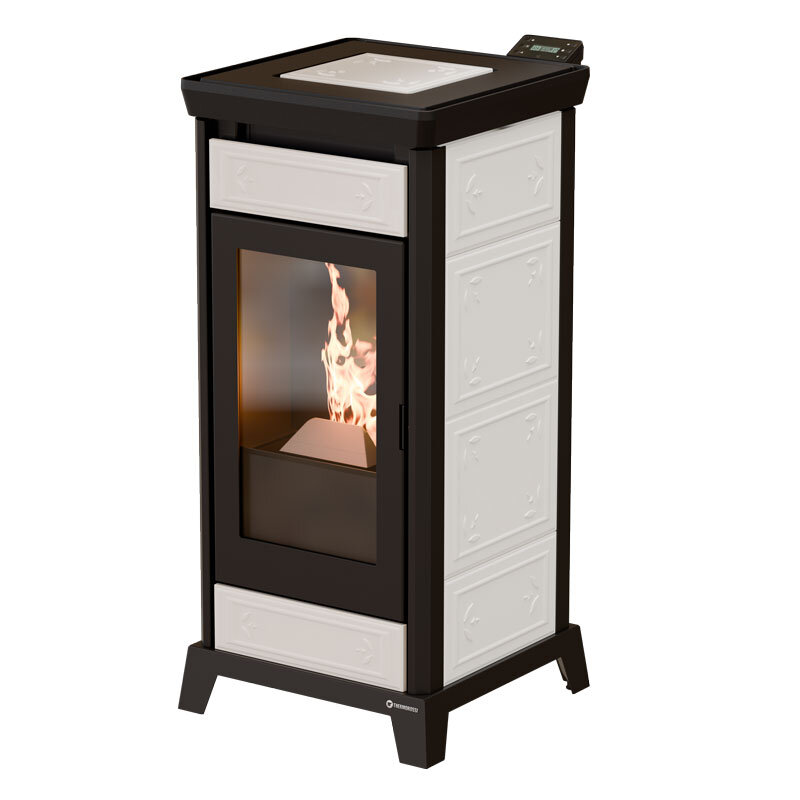 Thermorossi Kokkola Evo Pelletofen 10 kW Keramik in 4 Farben