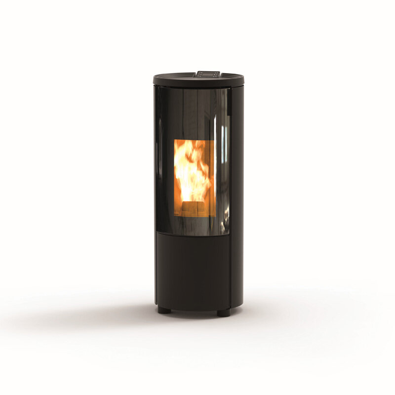 Pelletofen Thermorossi Pop 8 EVO in schwarz oder weiß 8,4 kW