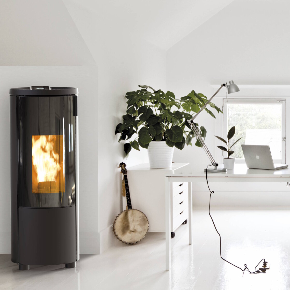 Thermorossi Pop 8 Evo E Pelletofen 8,4 kW schwarz oder weiß