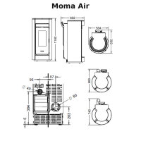 Thermorossi Moma Air Pelletofen mit Raumluftgebl&auml;se