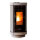Kaminofen Thermorossi Dorica Evo Wood Metalcolor grau optional kanalisierbar