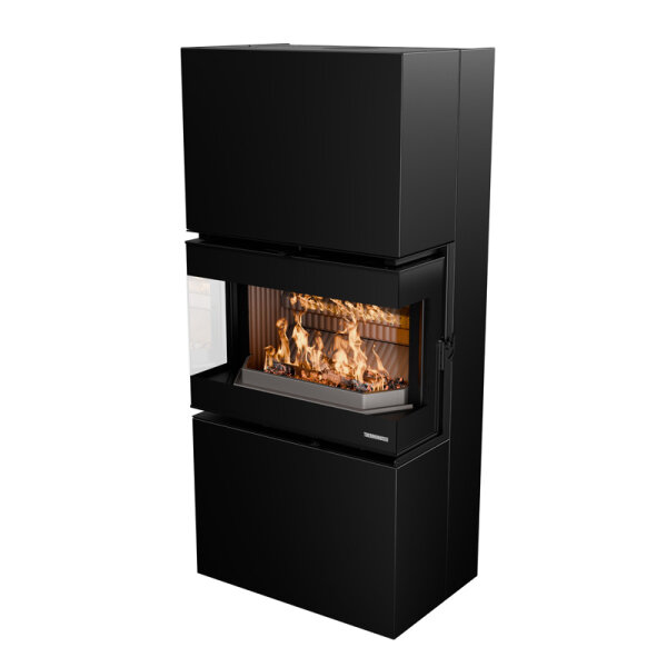 Kaminofen Thermorossi-Trilogie 10,7 kW in schwarz oder weiß erhältlich