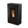 Pelletofen Thermorossi SlimQuadro Lumia Metalcolor schwarz 10,2 kW
