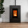 Pelletofen Thermorossi SlimQuadro Lumia Metalcolor schwarz 10,2 kW